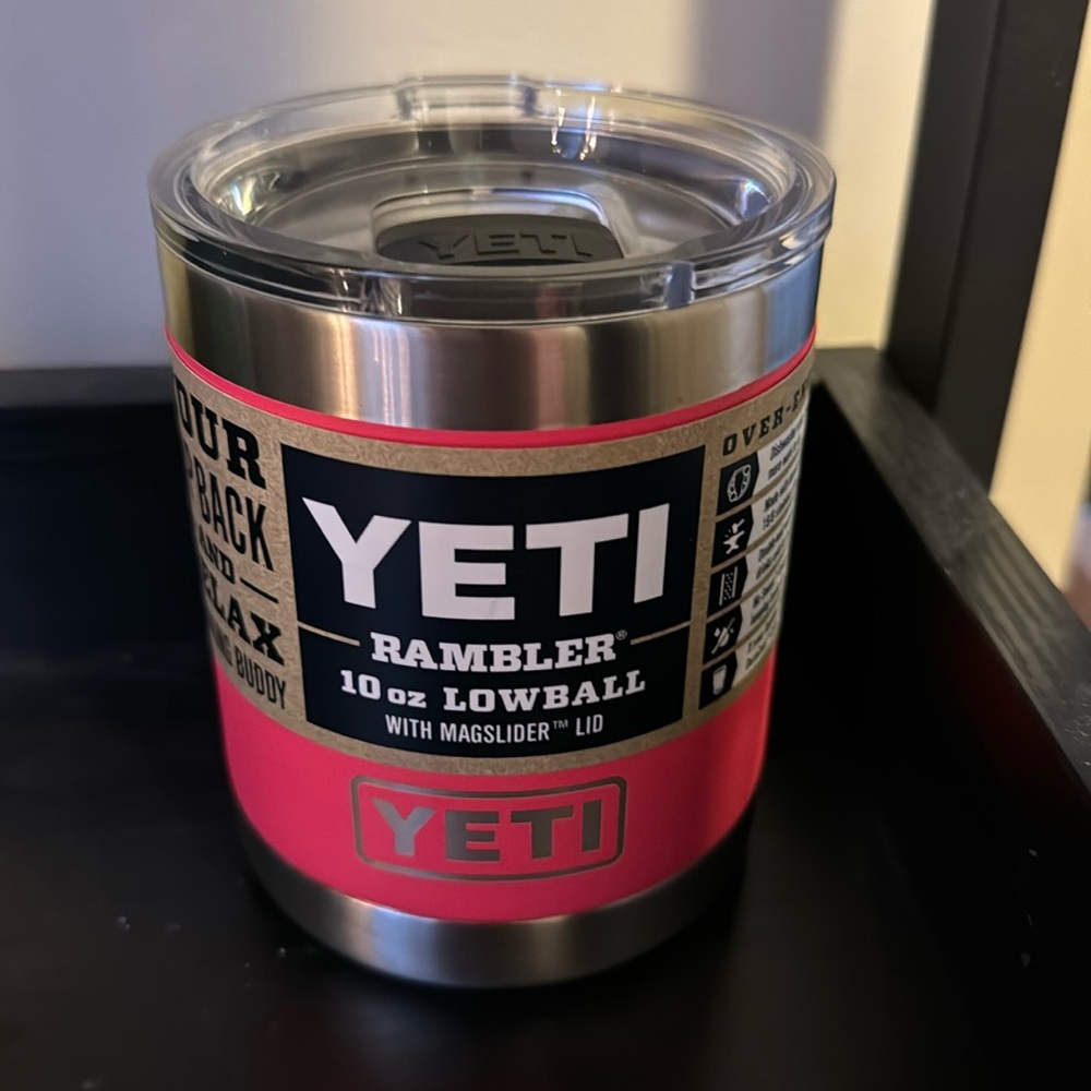 Bimini pink yeti 10oz lowball